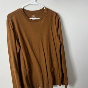 New Men’s Large Brown GEORGE LongSleeve Shirt